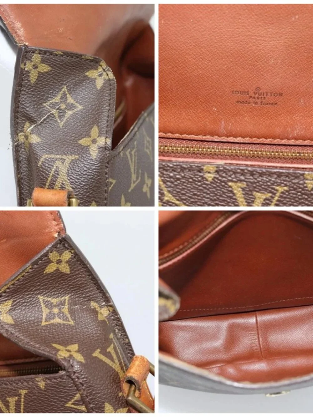LOUIS VUITTON Monogram Saint Cloud GM Shoulder Bag M51242 LV Auth 165485